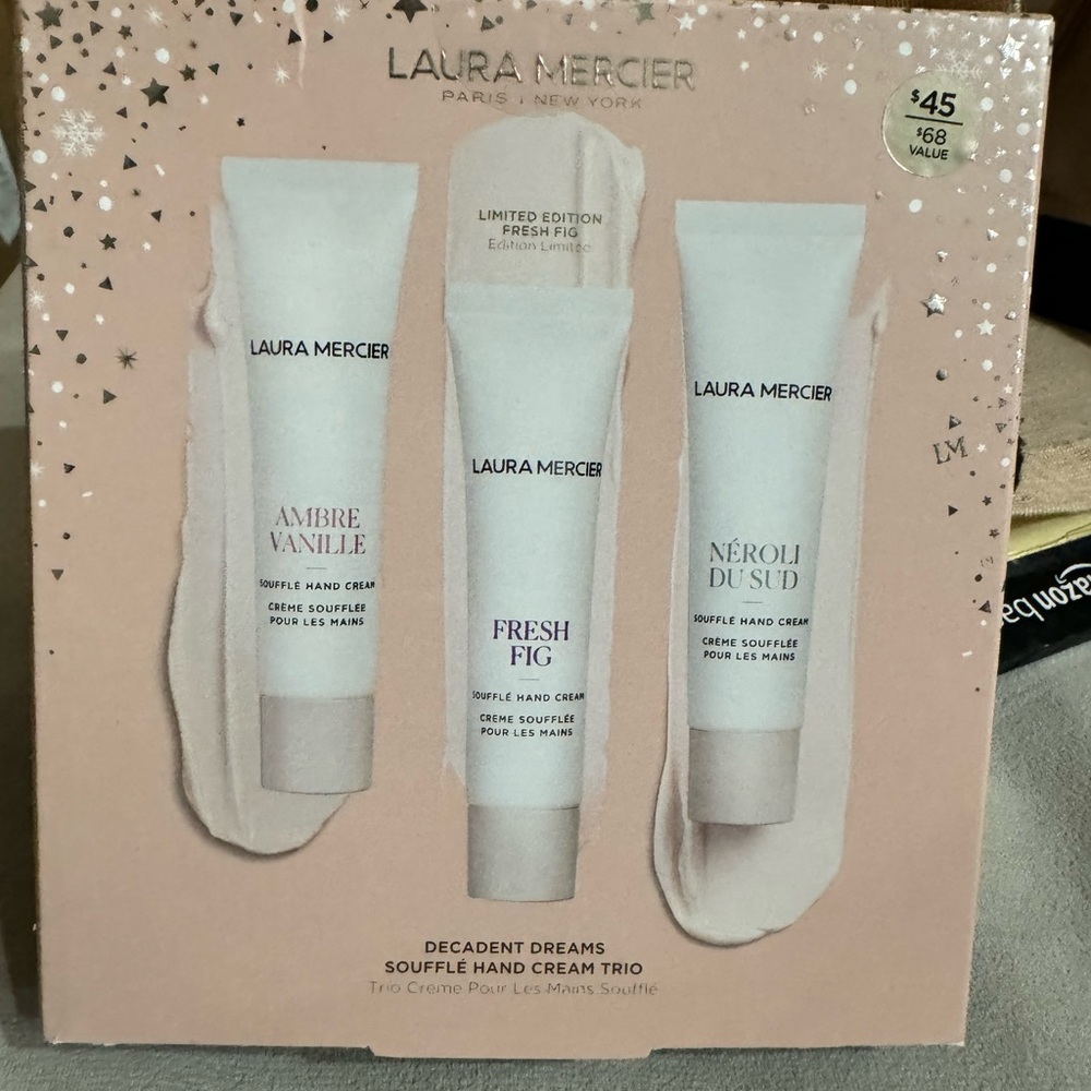 Laura Mercier Gift Set of 3 Decadent Dreams Soufflé Hand Cream